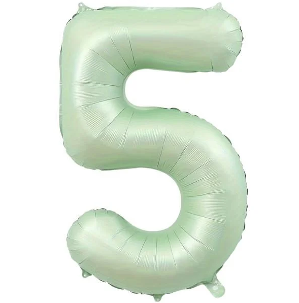 Folyo Balon Retro Yeşil 5 34 İnç 76 Cm